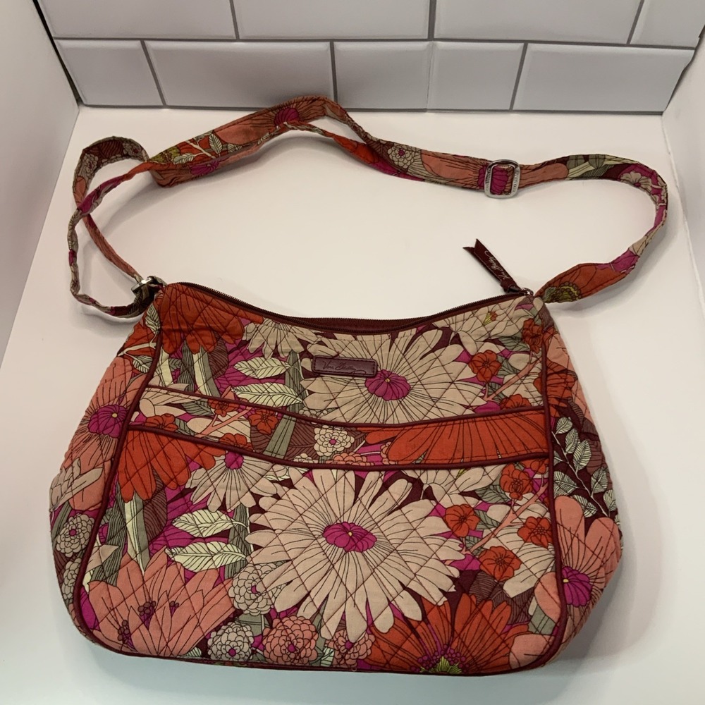 Vera Bradley Retired Pattern Bohemian Blooms Crossbody‎ Bag Purse